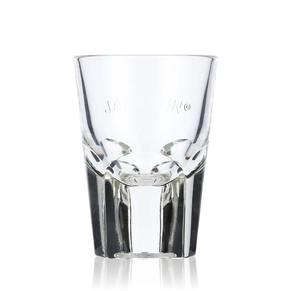 Jameson Whiskey Glas Shotglas Stamper Kurzer 2cl/4cl Relief Dreiecksboden