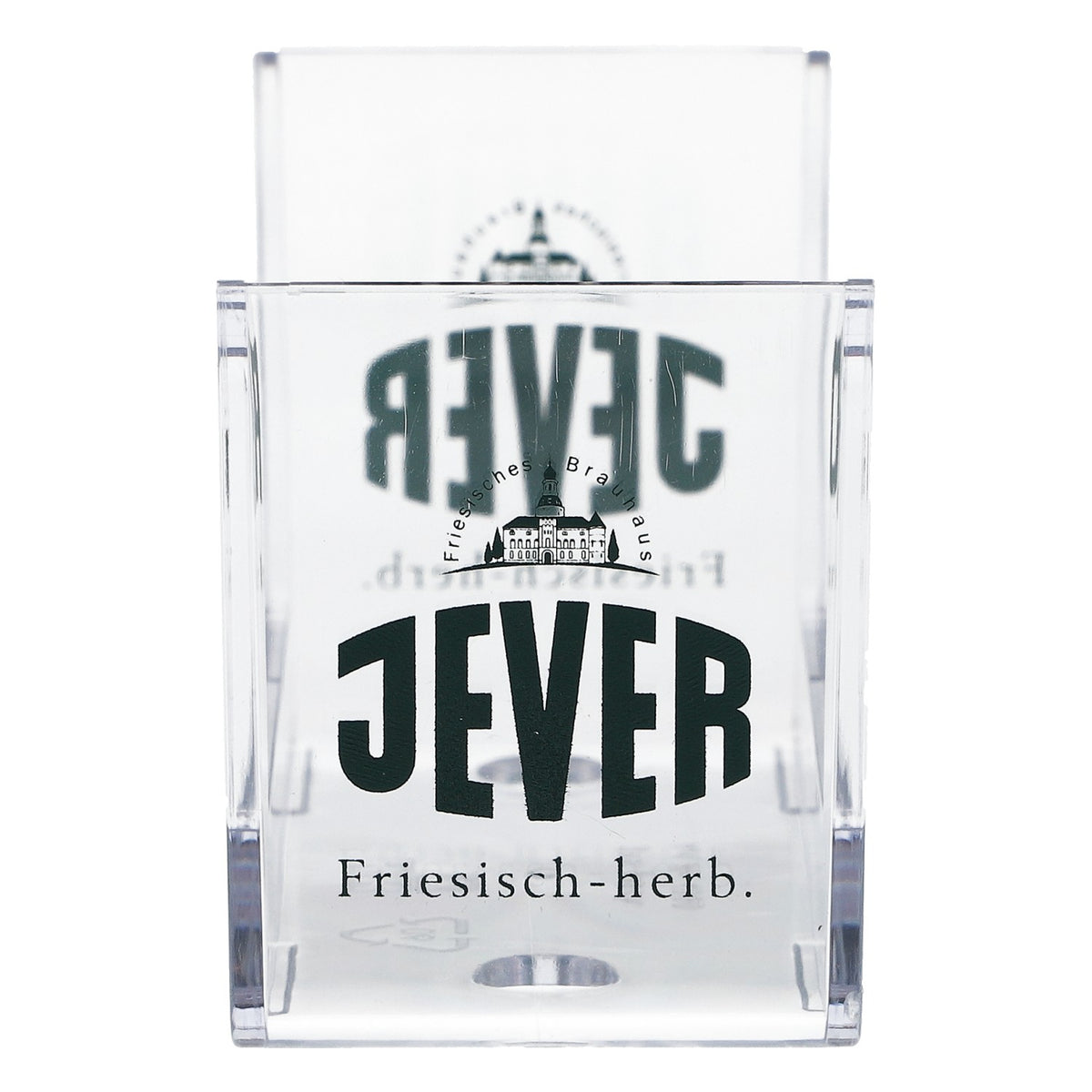 Jever Bier Acryl Bierdeckelhalter Tischaufsteller transparent – Ansicht 4