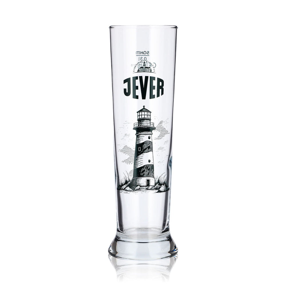 Jever Bier Glas 0,3l Weizenglas Leuchtturm Sahm Weizenbierglas Hefeweizenglas