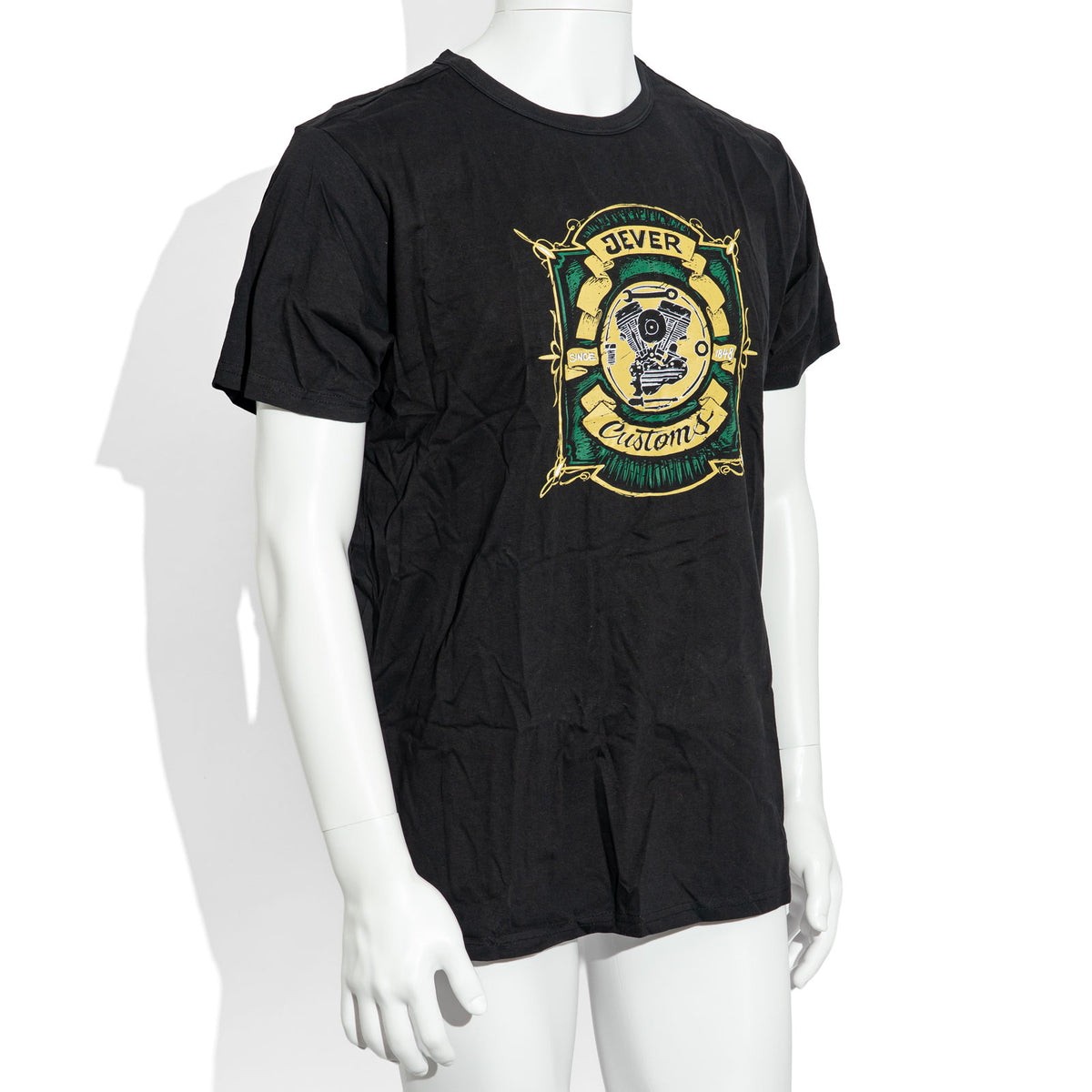 Jever Bier Glas Gr, XL Biker Shirt Motiv 2 Baumwolle T-Shirt Bikershirt Customs – Ansicht 2