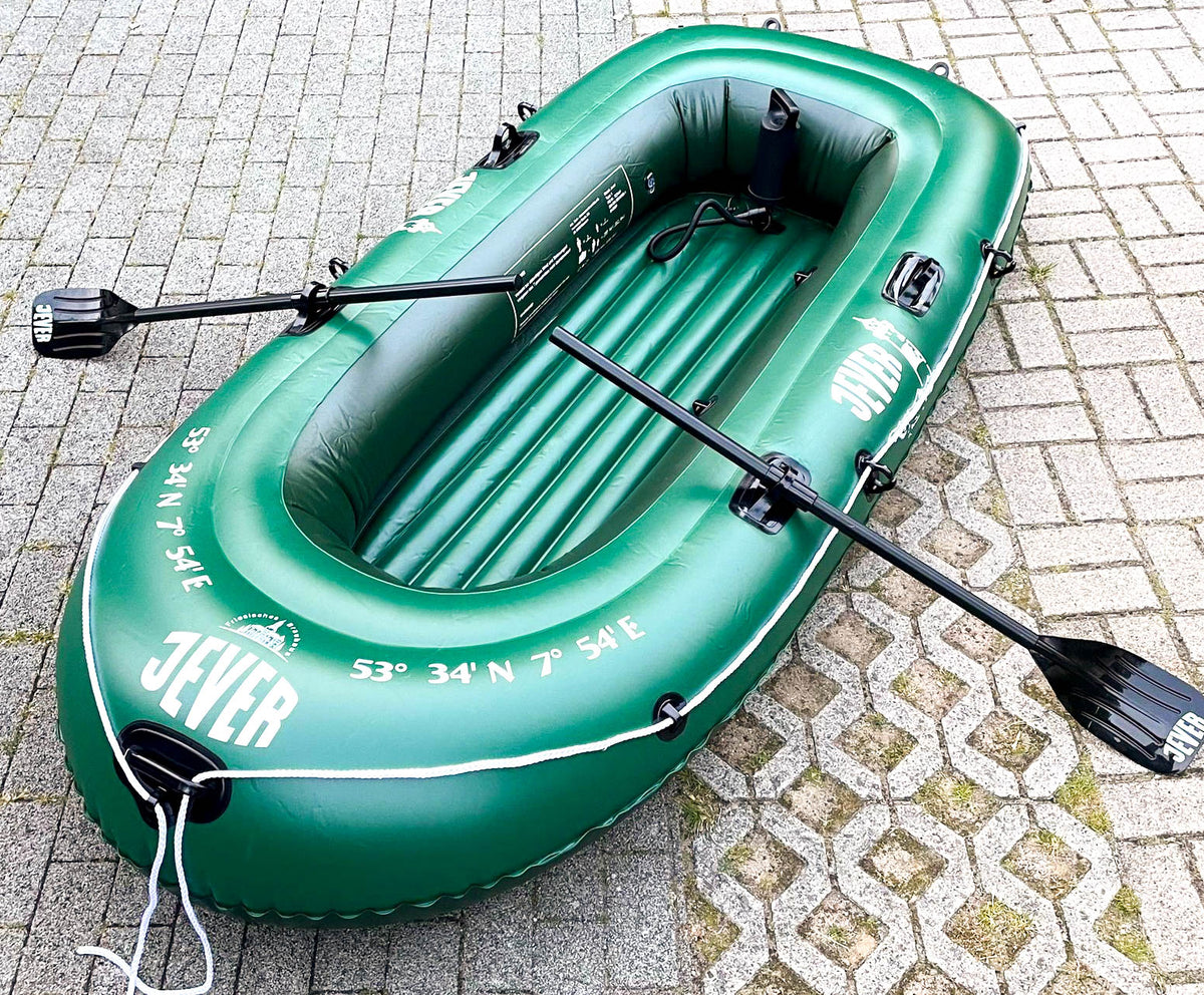 Jever Bier Outdoor Schlauchboot Paddelboot Ruderboot 3 Personen Paddel – Ansicht 10