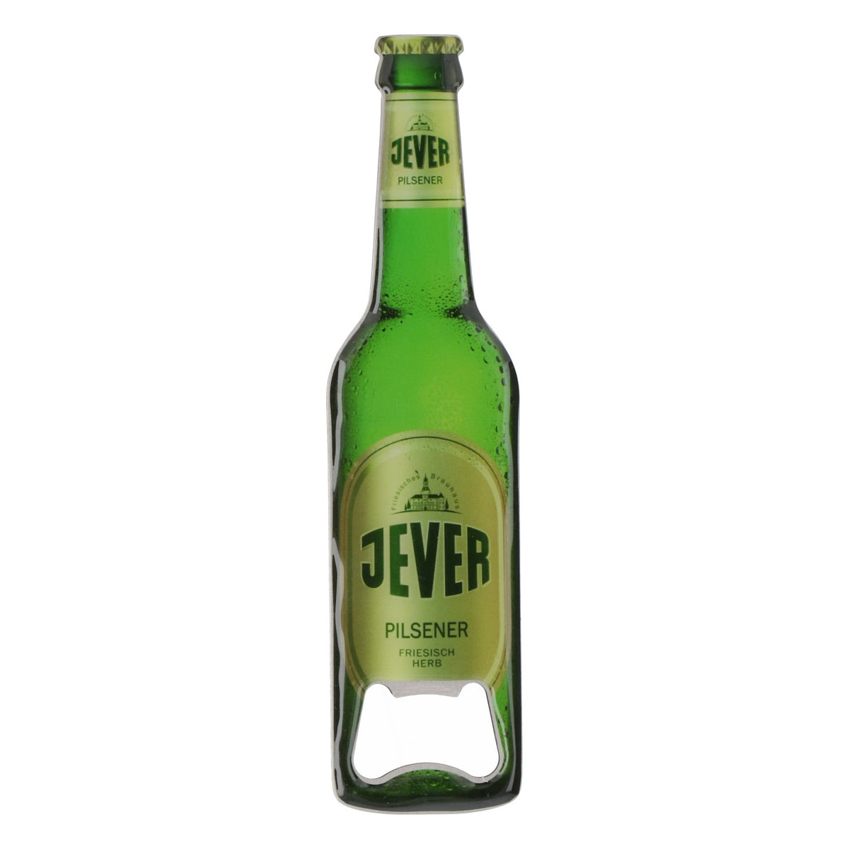 Jever Pilsener Bier Magnetisches Flaschenöffnerset mit 6 Kork Untersetzern – Ansicht 3