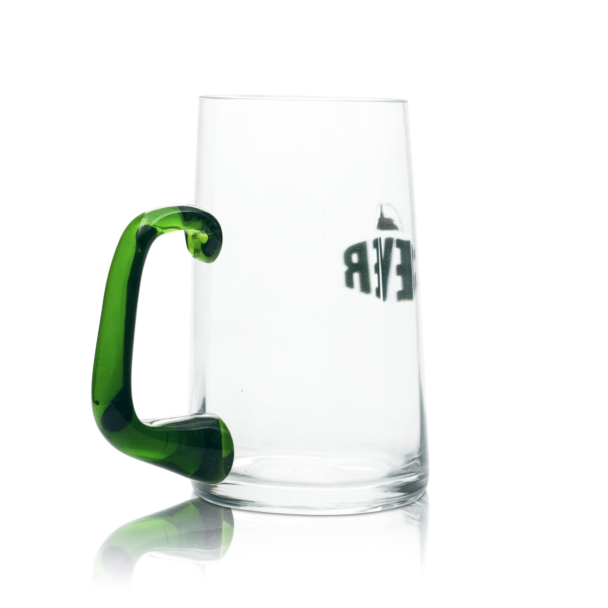 Jever Sammler Glas 0,4l Bier Krug Pils Gläser Grüner Henkel Brauerei Fun Humpen – Ansicht 2