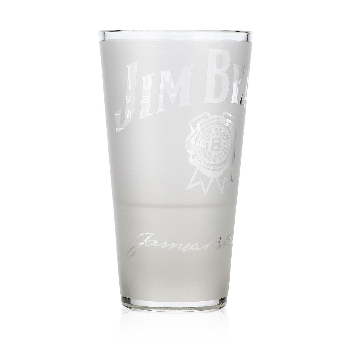 Jim Beam Glas 0,34l Longdrinkglas Whiskey Gläser Satiniert "Made for those…" – Ansicht 2