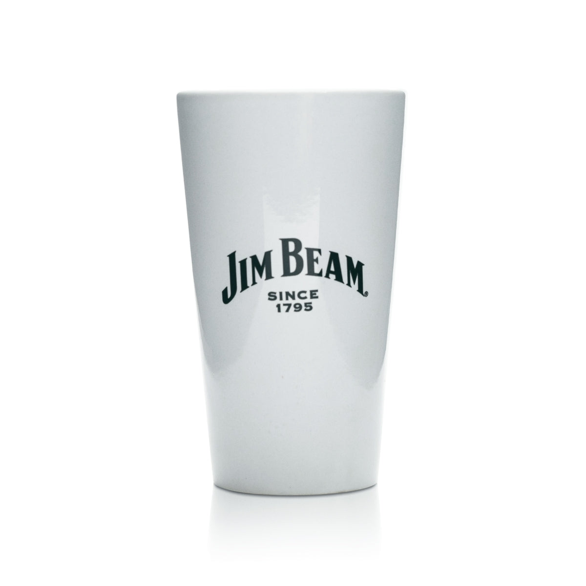 6x Jim Beam Keramikbecher Set 0,4 l – Tontasse ohne Henkel für Whisky, Longdrinks & Heißgetränke – Ansicht 3