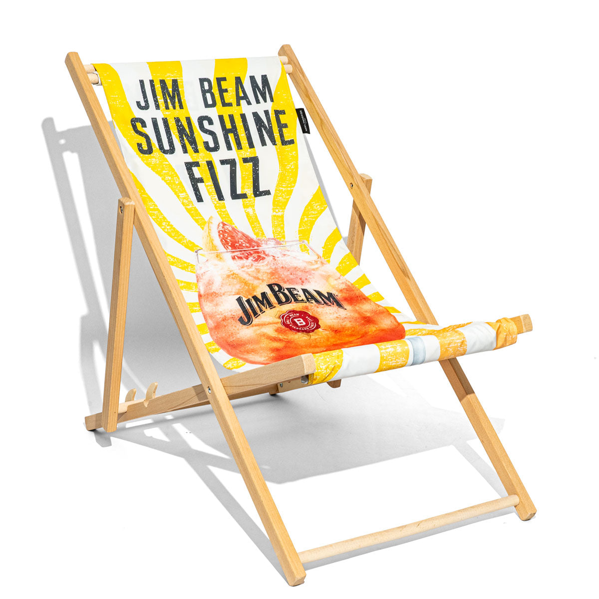 Jim Beam Liegestuhl Sunshine Fizz Lounge Möbel Beach Chair Klappstuhl Beachbar