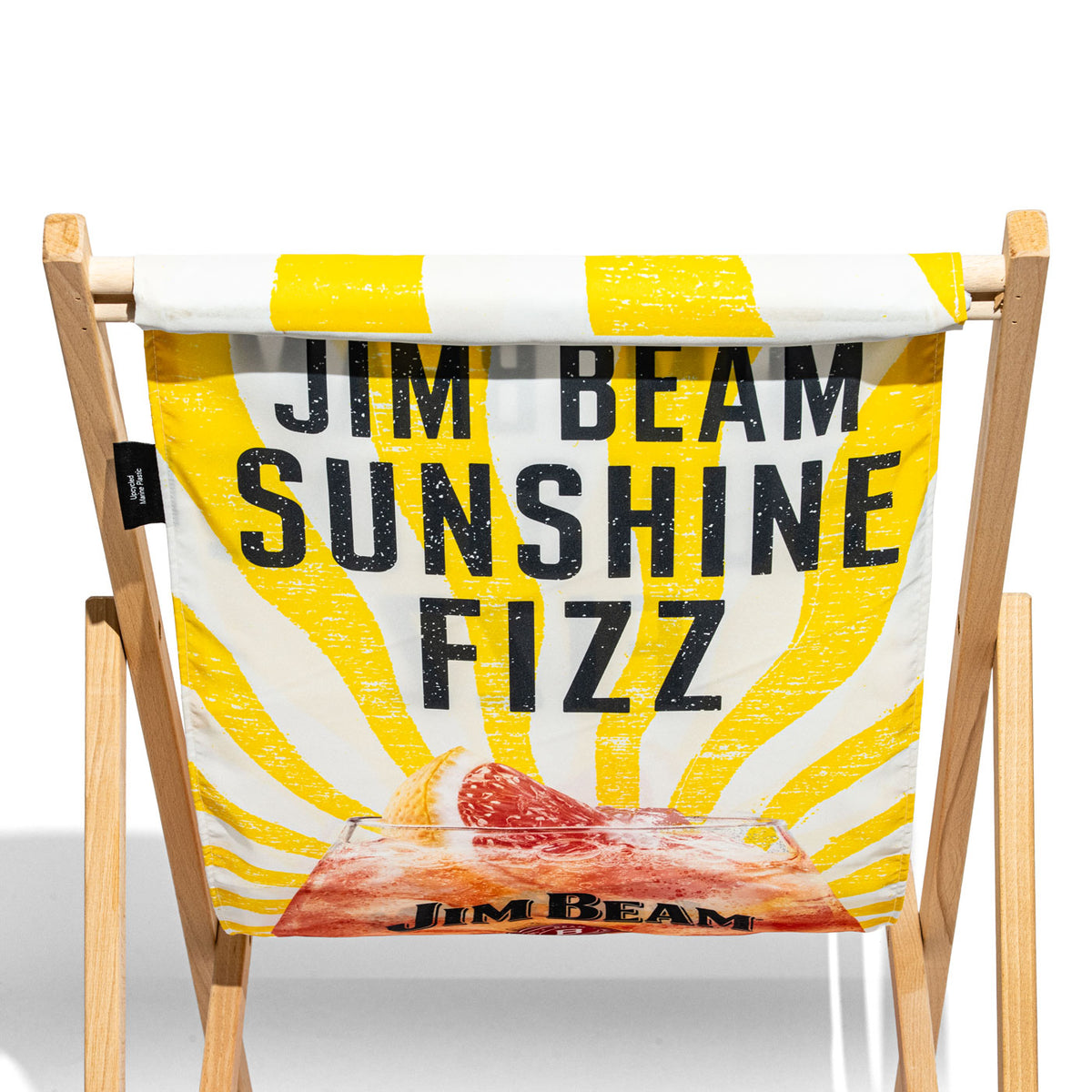 Jim Beam Liegestuhl Sunshine Fizz Lounge Möbel Beach Chair Klappstuhl Beachbar – Ansicht 4
