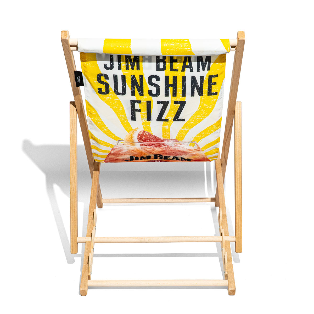 Jim Beam Liegestuhl Sunshine Fizz Lounge Möbel Beach Chair Klappstuhl Beachbar – Ansicht 5