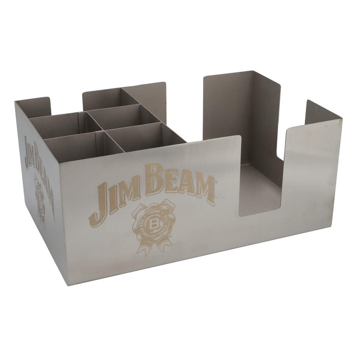 Jim Beam Whiskey Barcaddy Barzubehör Barhelfer Bar Party Glorifier Silber