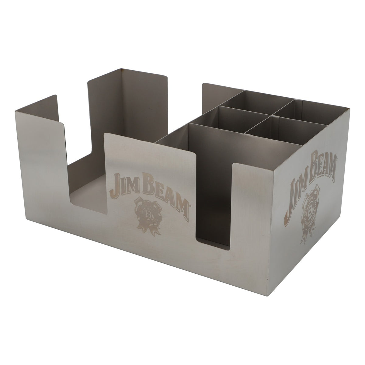 Jim Beam Whiskey Barcaddy Barzubehör Barhelfer Bar Party Glorifier Silber – Ansicht 5
