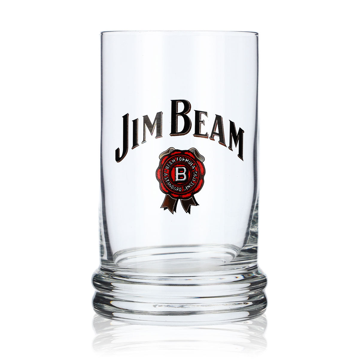 Jim Beam Whiskey Glas Tumbler Whiskygläser dicker Boden 0,24l
