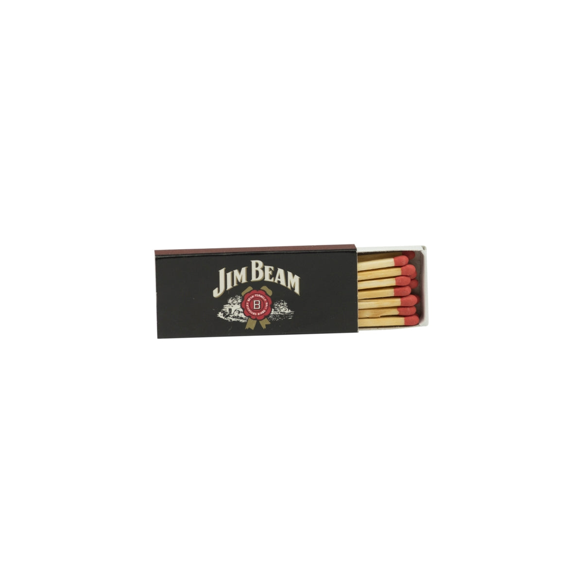 Jim Beam Whiskey Streichhölzer Schwarz Anzünder Feuer Kamin Feuerzeug Retro – Ansicht 2