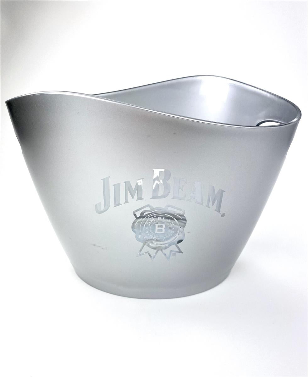 Jim Beam Whisky Flaschenkühler Eiswürfelbehälter Silber single ohne LED