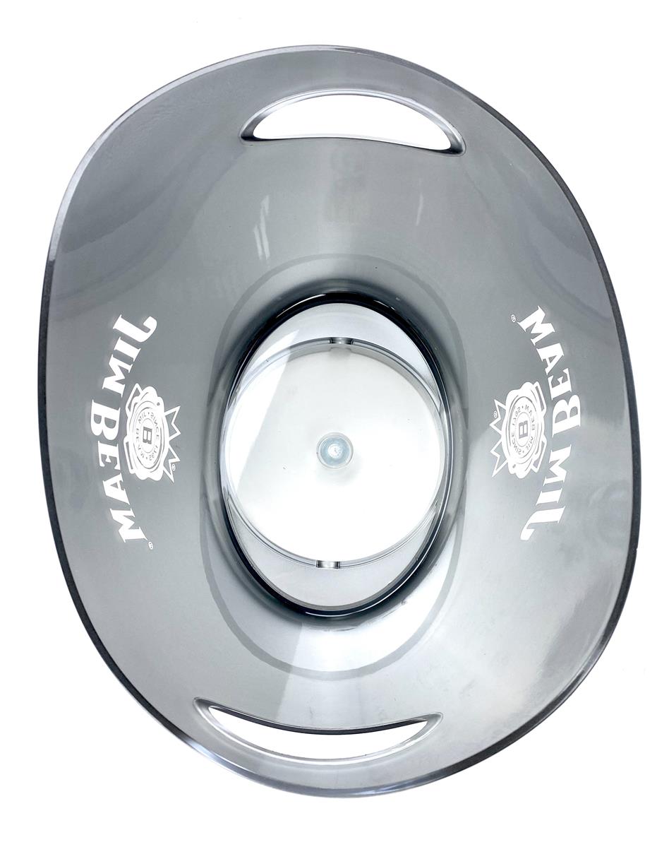 Jim Beam Whisky Flaschenkühler Eiswürfelbehälter Silber single ohne LED – Ansicht 4