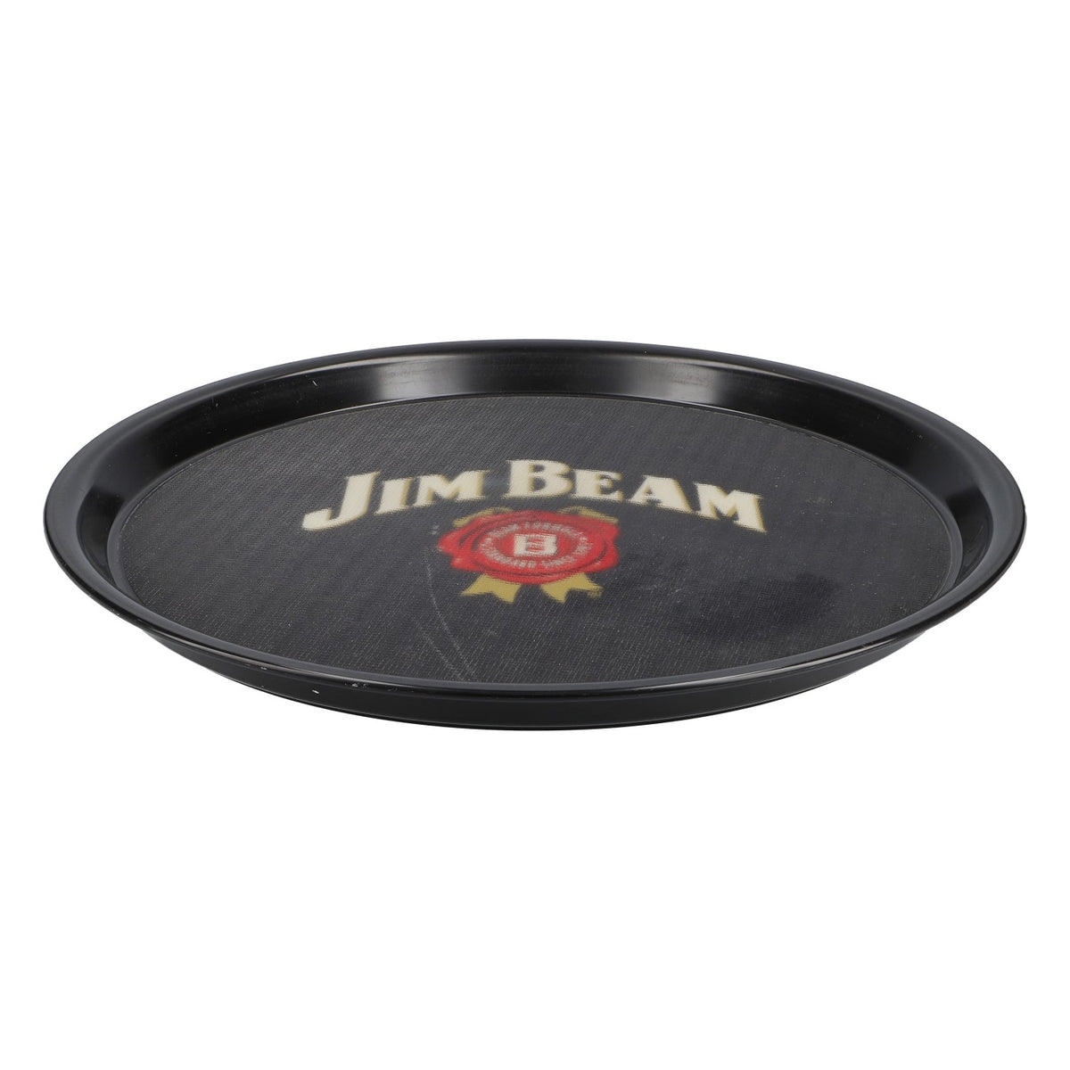 Jim Beam Whisky Rundtablett Serviertablett Schwarze Ausführung – Ansicht 2