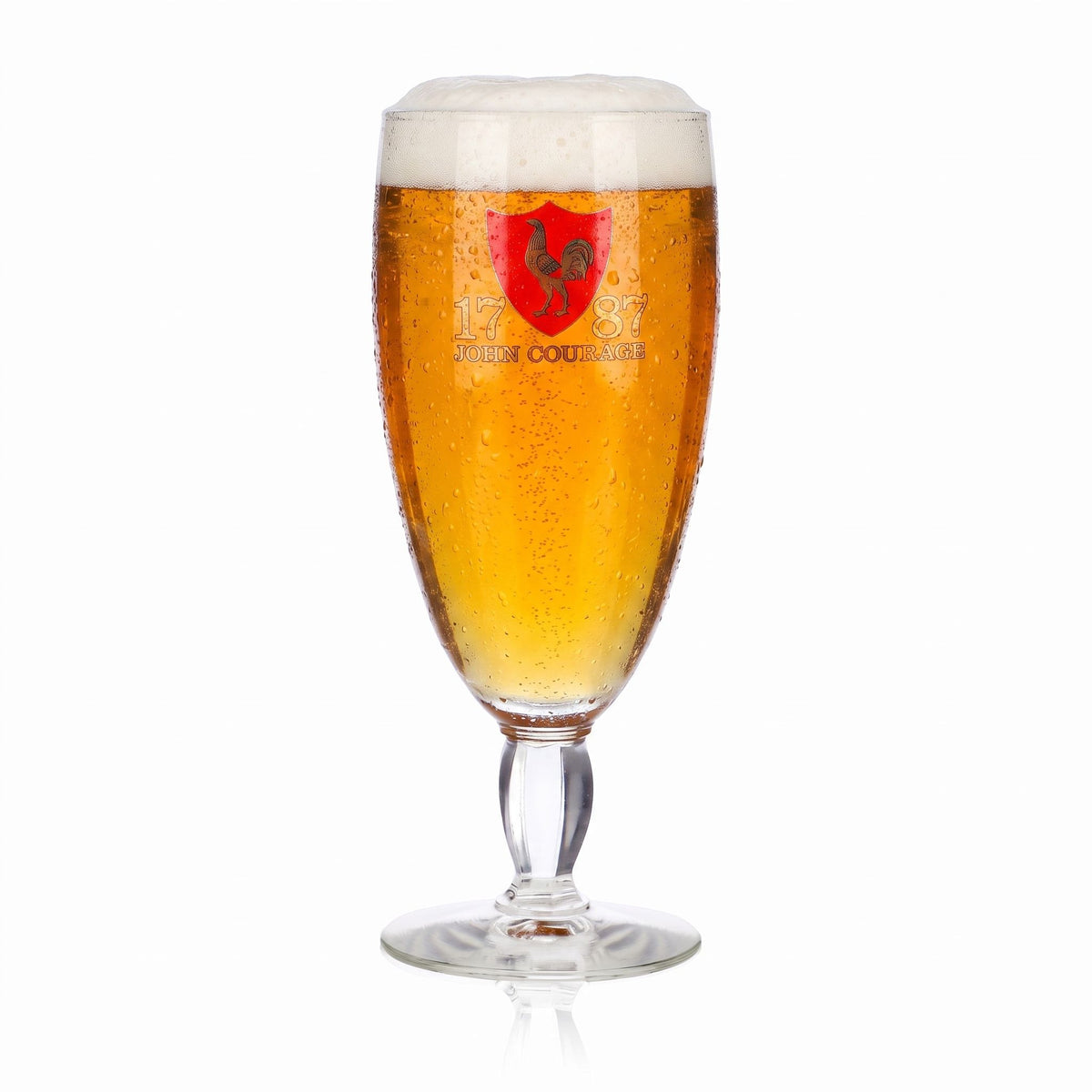 John Courage Bier Glas 0,25l Pokal "1787" Durobor