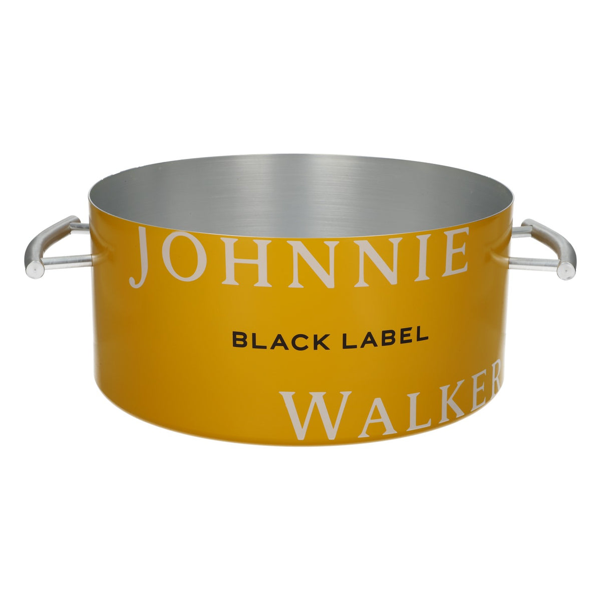 Johnnie Walker Whiskey Eiseimer Kühler Ice Bucket Black Label gelb