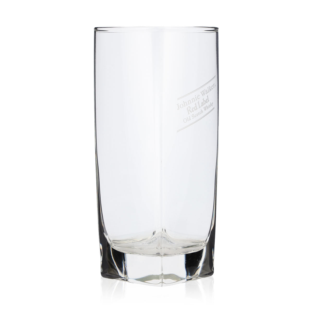 Johnnie Walker Whiskey Glas Longdrink 0,333l Eckiger Boden Red Label – Ansicht 2