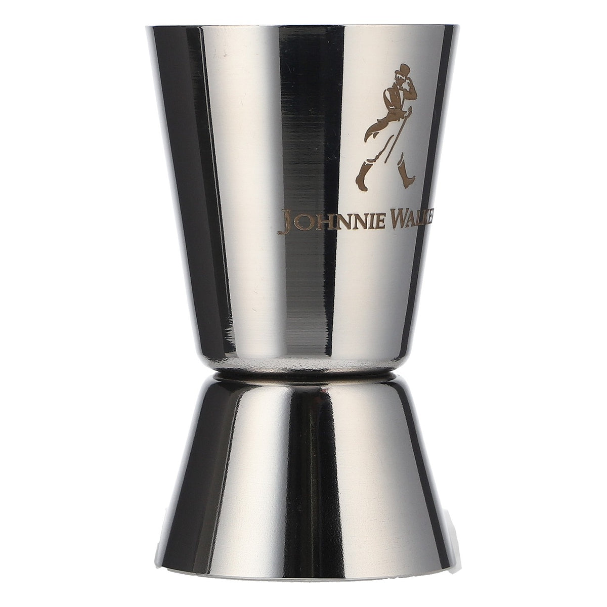 Johnnie Walker Whiskey Jigger Messbecher Barzubehör Silber Edelstahl – Ansicht 2