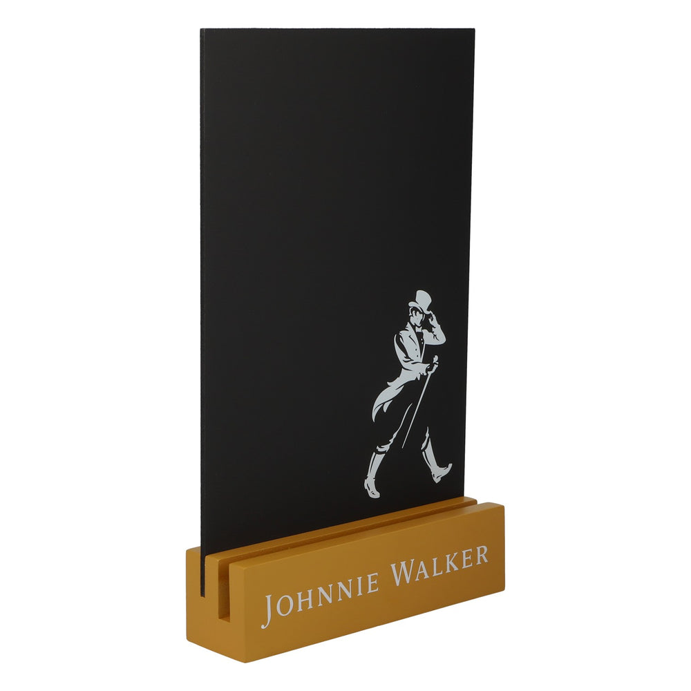Johnnie Walker Whiskey Kreidetafel Tischaufsteller Bar Deko Holz klein