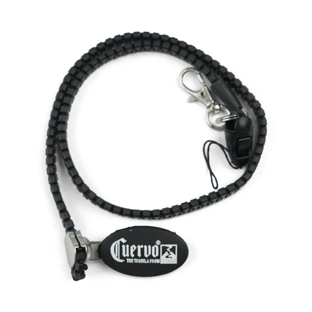 Jose Cuervo Kette Schlüsselanhänger Reißverschluss Karabiner Necklace Chain Zip