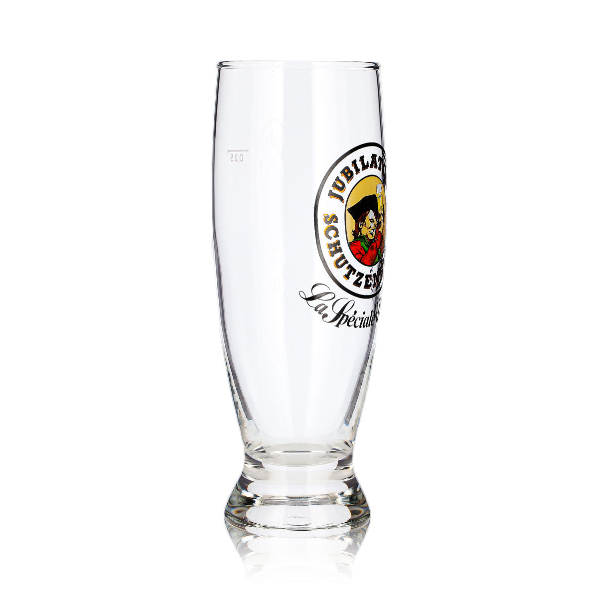 Jubilator Schutzenberger Bier Glas 0,25l Pokal – Ansicht 3