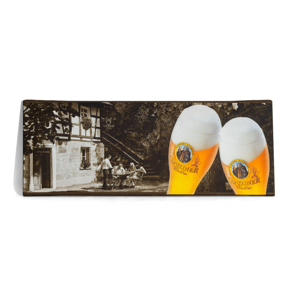 Kapuziner Leinwand Wandbild Poster 80x30cm Bardekoration Merchandise Gastro