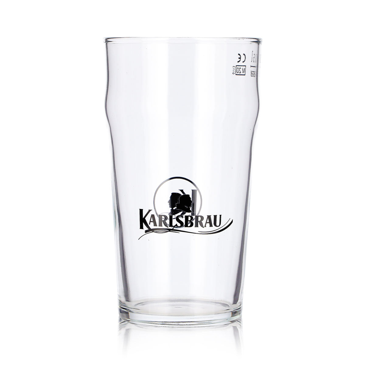 Karlsberg Bier Glas 0,5l Karlsbräu Becher Rastal – Ansicht 2