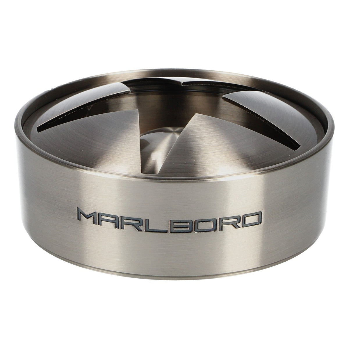 Marlboro Design Aschenbecher Voll-Edelstahl Ashtray Stern massiv