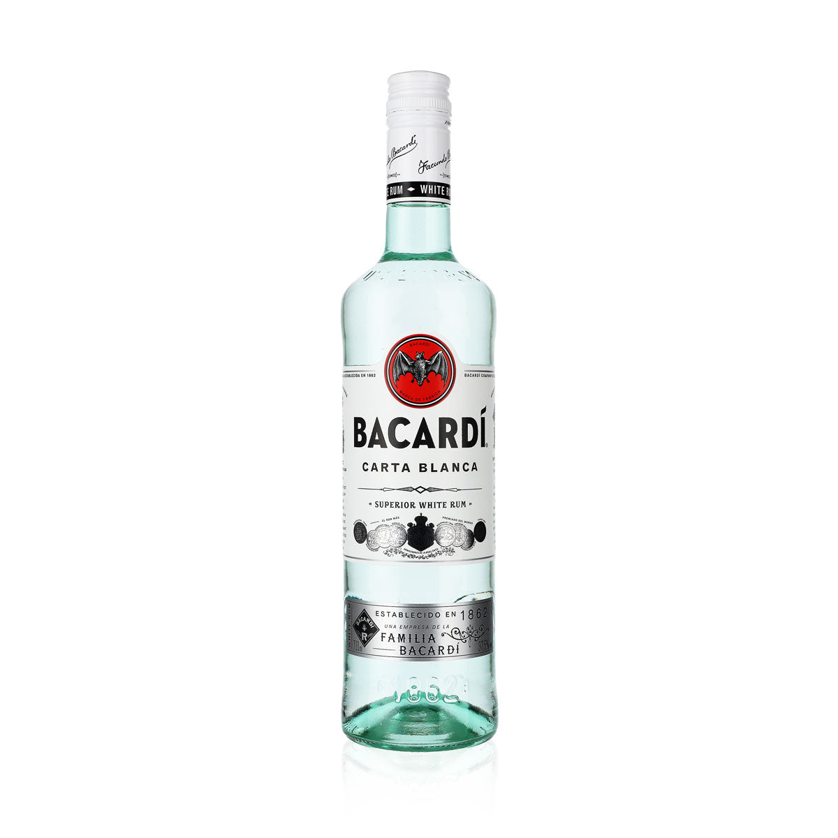 Bacardi Rum 0,7l 37,5% vol. "Carta Blanca" Flasche