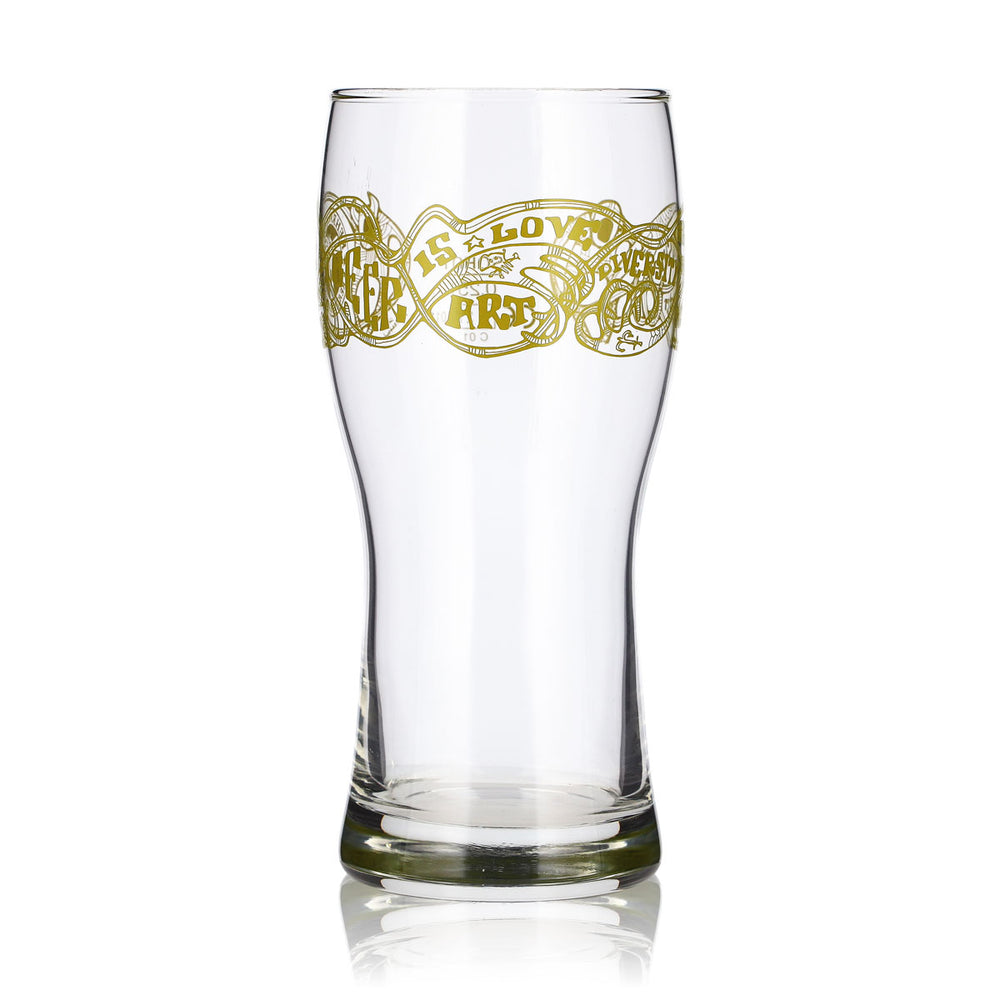 Kehrwieder Bier Glas 0,25l Becher Sahm grüner Logo Print Bierglas Willibecher