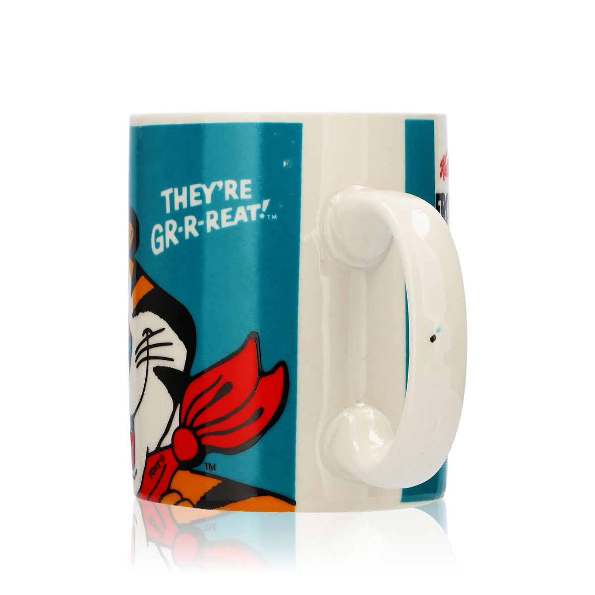 Kelloggs Frosties Milchbecher 0,33l Müsli Glas Tasse Kinder "Frosties" Tiger – Ansicht 2