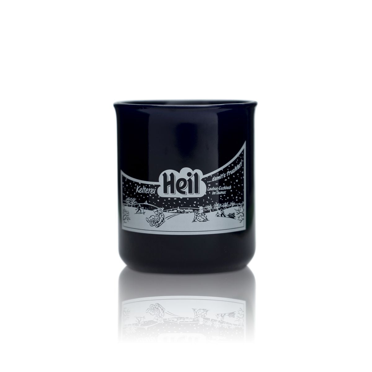 Kelterei Heil Glühweintasse Glas 0,2l Henkelbecher Keramik Punsch Tee Kaffee