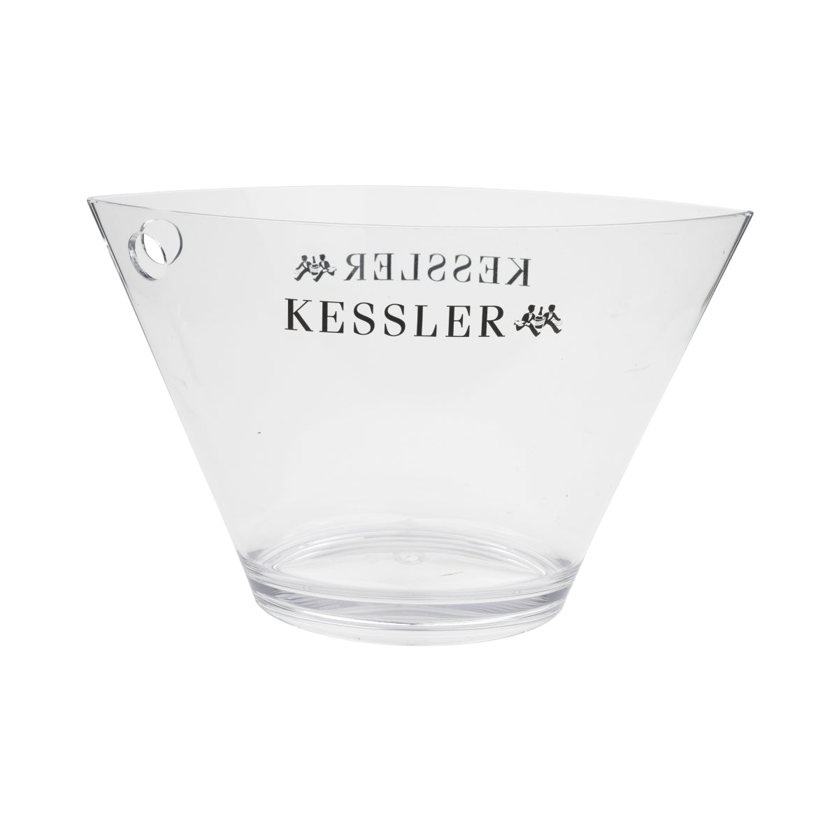 Kessler Sekt Flaschenkühler Eiswürfelbehälter Acryl Transparent