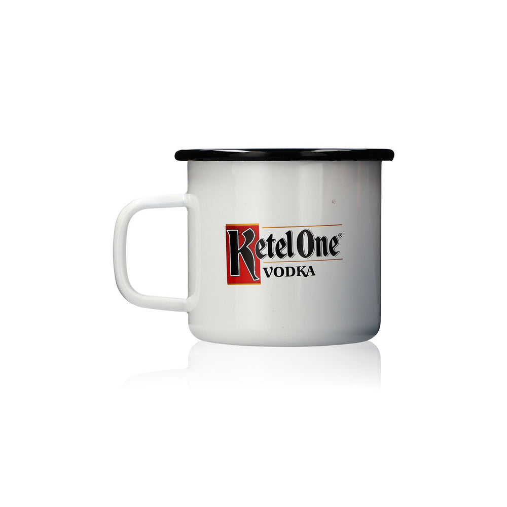 Ketel One Glas 0,37l Metall Tasse Henkelglas Henkelbecher Gläser Cocktail Vodka