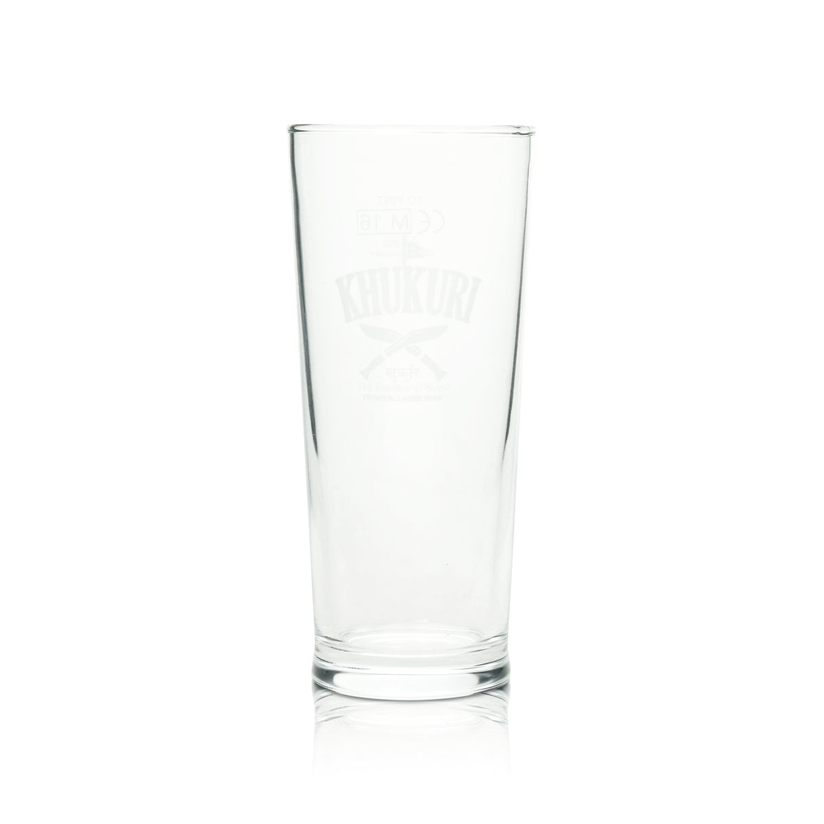 Khukuri Bier Glas 0,3l 1/2 Pint Becher Nepal Beer Lager Gläser gebraut England