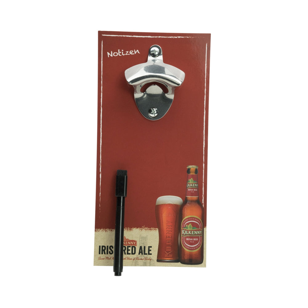 Kilkenny Bier Flaschenöffner Kapselheber Hebelöffner Wandflaschenöffner Beschreibbar