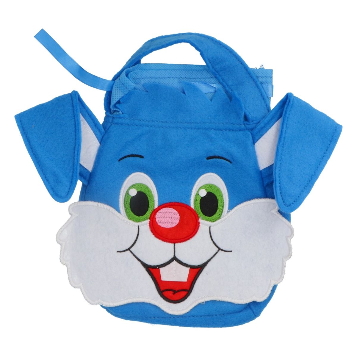Kinder Schokolade Tasche Tragetasche Osterhase Blau Jungen Filz Handtasche