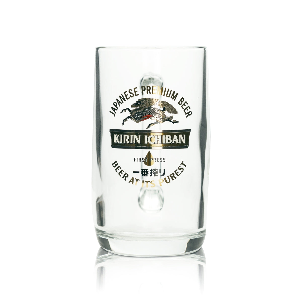6x Kirin Ichiban Bier Glas 0,3l Krug Pint japanische Beer Gläser Premium Seidel Bar – Ansicht 3