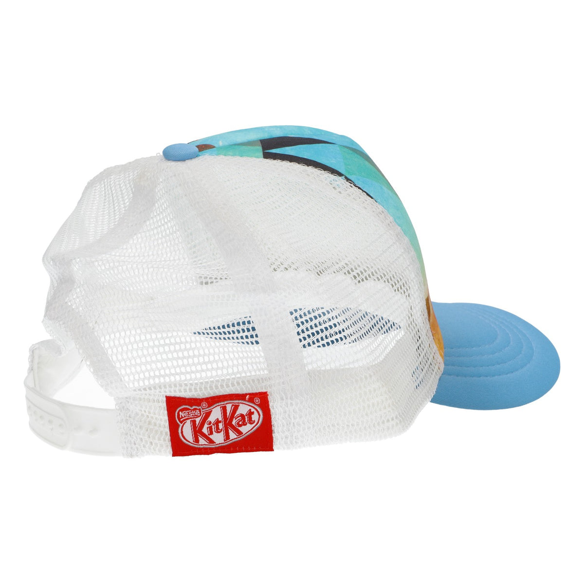 KitKat Süßigkeiten Baseballcap Kappe Trucker Cap Basecap Mütze weiß – Ansicht 3