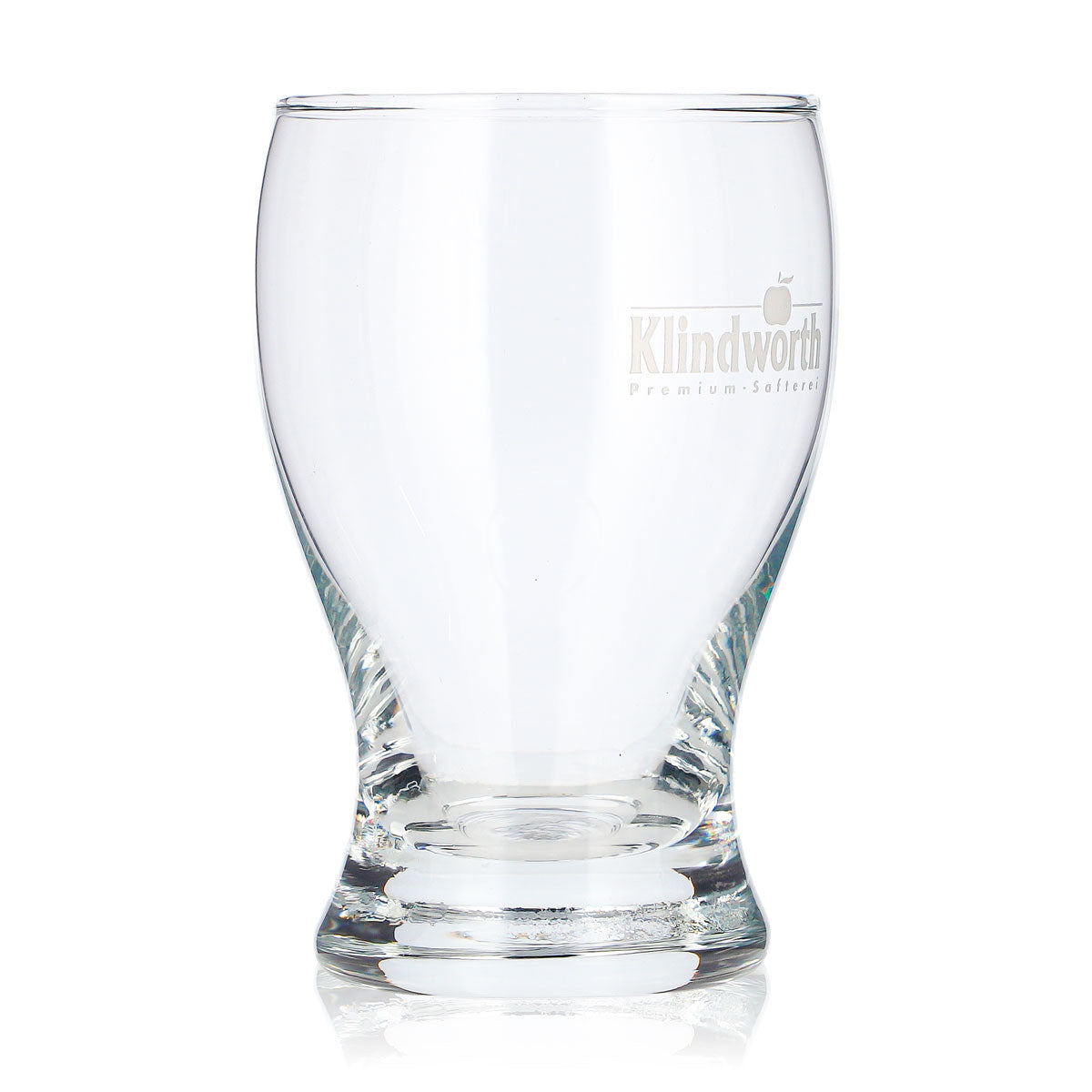 Klindworth Softdrink Glas 0,19l Longdrink Premium Safterei weißes Logo – Ansicht 2