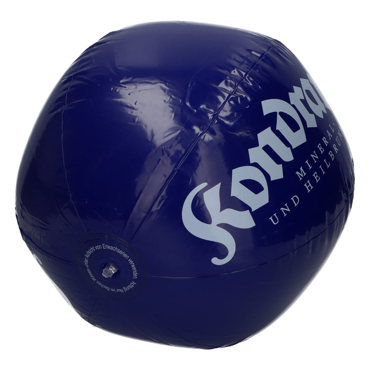 Kondrauer Wasserball aufblasbar blau Ø 30cm Strand Pool Ball Sommer – Ansicht 3