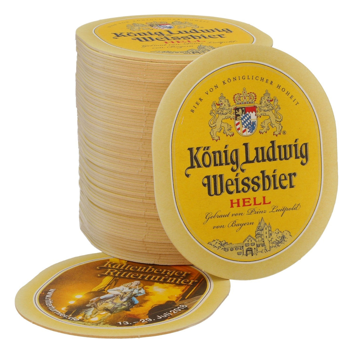 70x König Ludwig Bier Bierdeckel Untersetzer Glasuntersetzer Hell