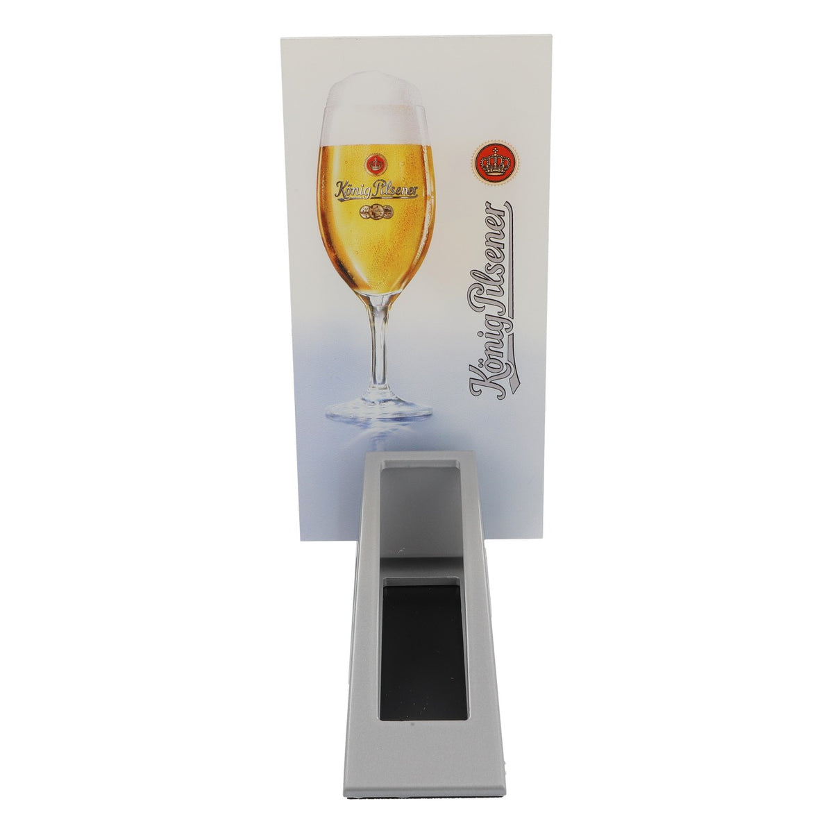 König Pilsener Bier Bierdeckelhalter Tischaufsteller Menükartenhalter Gastro Bar – Ansicht 4