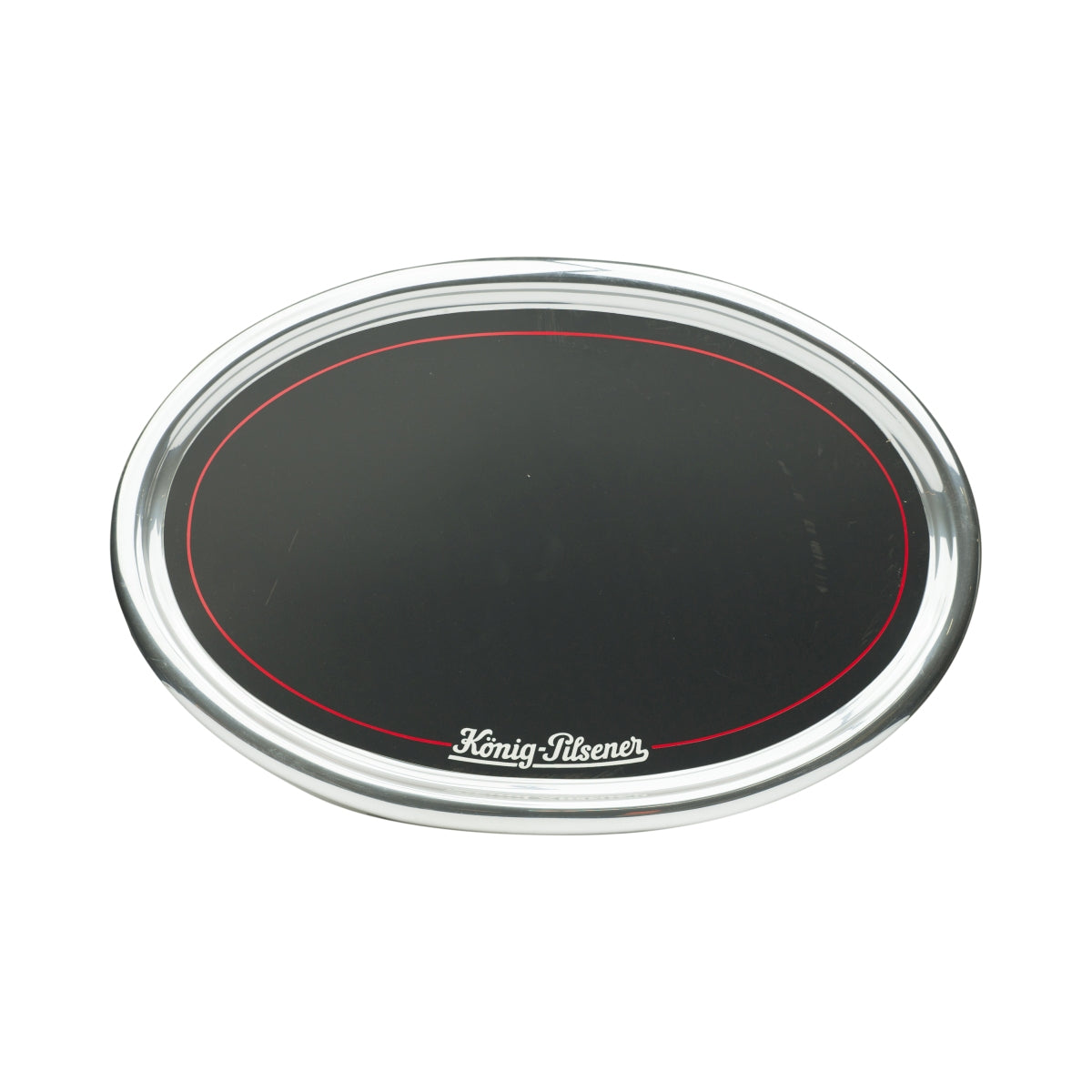 König Pilsener Bier Tafel oval 75x48 Chromlook Kreide Schreibtafel Wand Schild