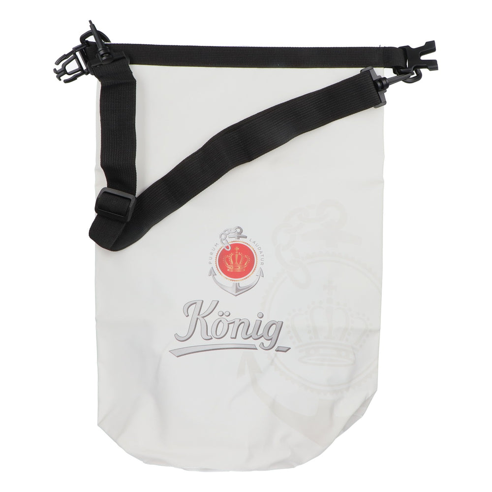 König Pilsener Bier Tasche Bier Wasserdichter Rucksack Drybag weiß 20l