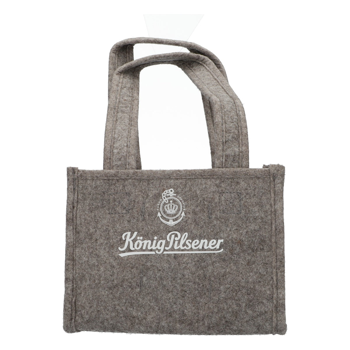 König Pilsener Bier Tasche Flaschenträger Filzträger Biertablett – Ansicht 2