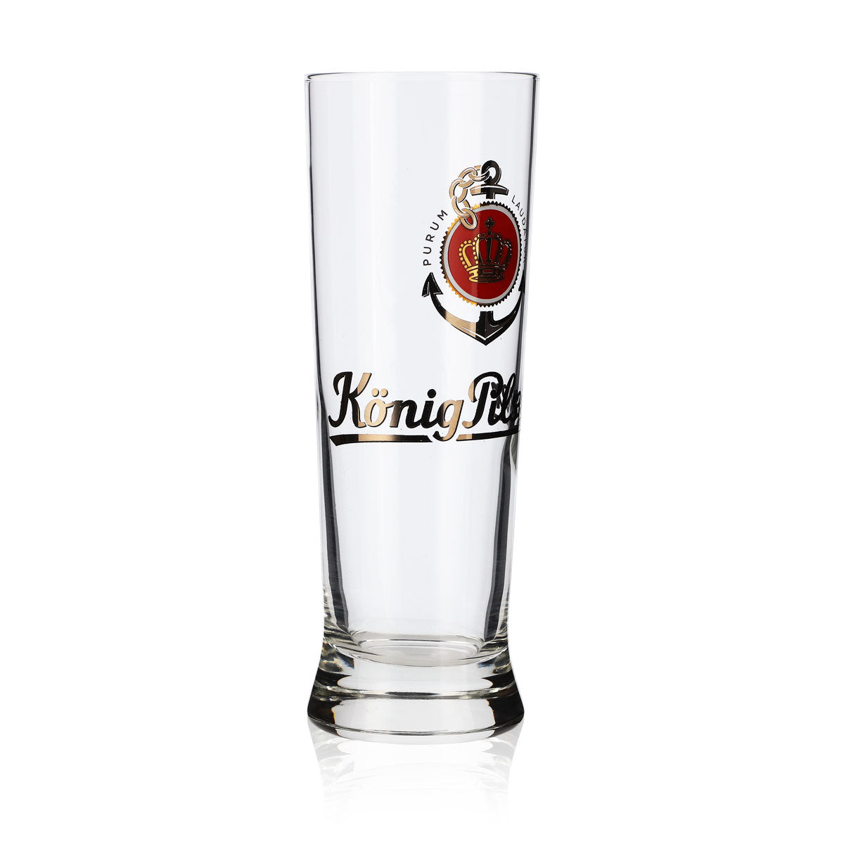 König Pilsener Glas Biergläser Bier Gläser 0,25l Becher Cup "Purum Laudatur" – Ansicht 2