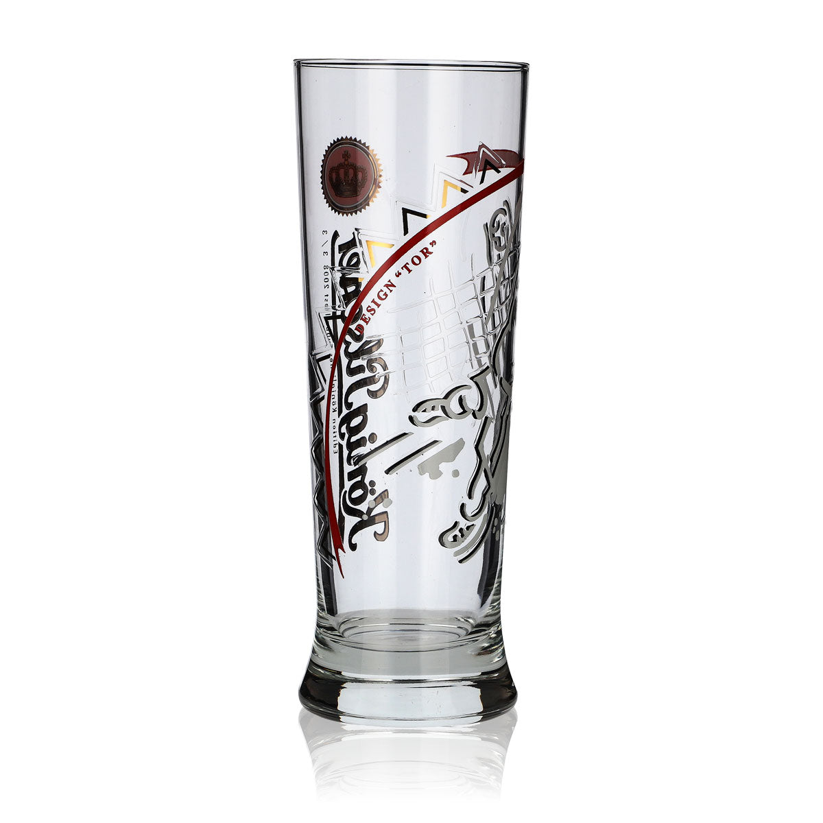 König Pilsener Glas Fußball Edition 2008 "Tor" Biergläser Stange Pokal – Ansicht 4