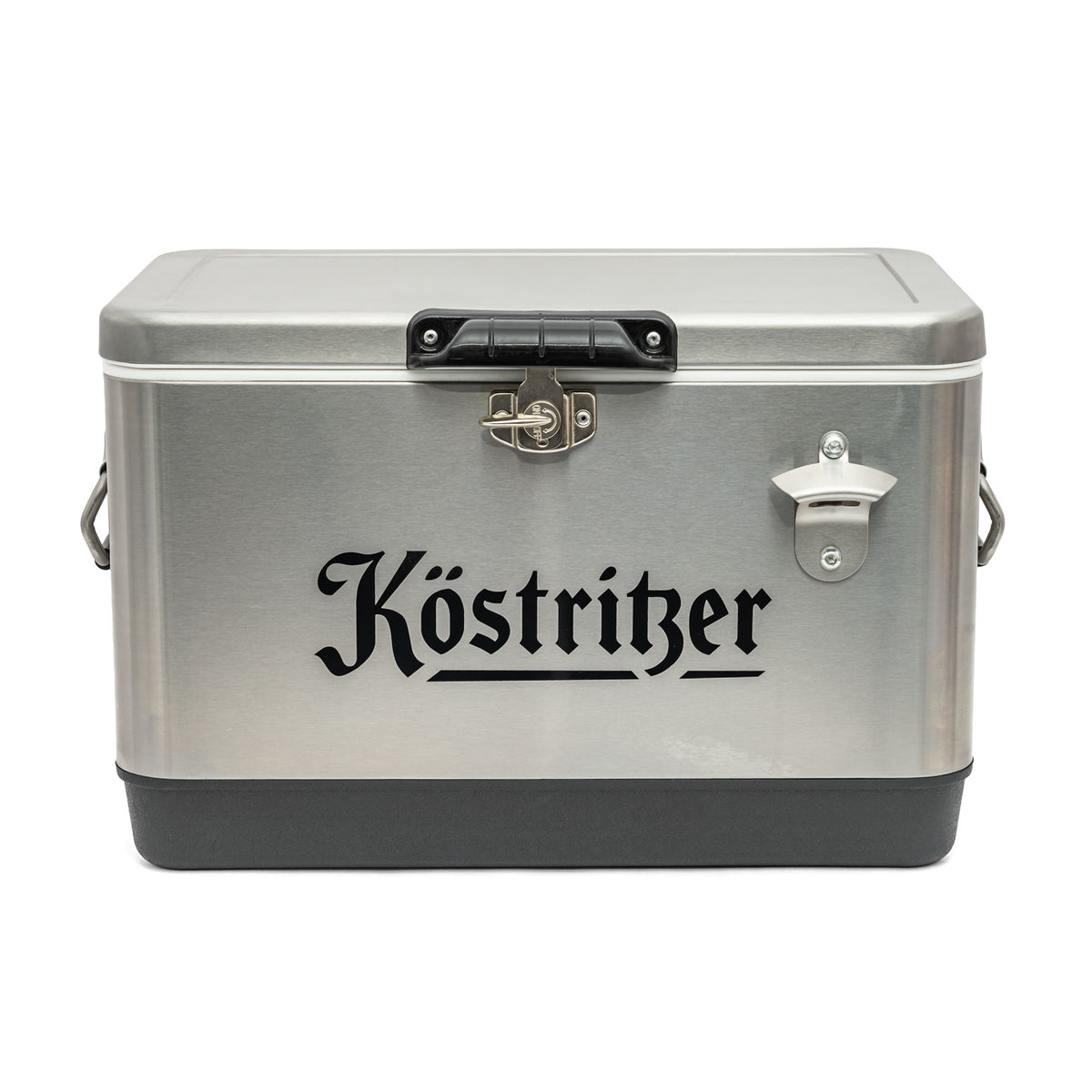 Köstritzer Bier Metall Kühlbox Campingbox Alukiste mit Flaschenöffner XXL – Ansicht 2